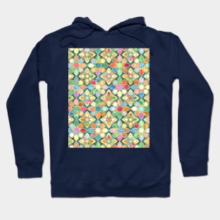 Gilded Moroccan Mosaic Tiles Hoodie